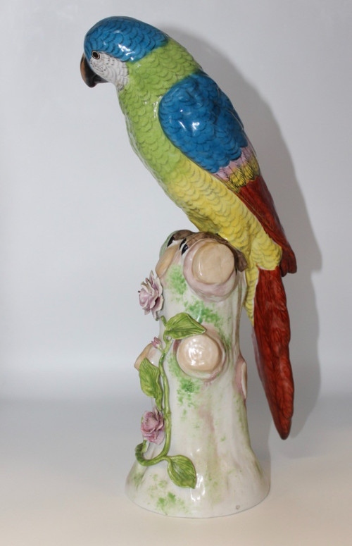 Porcelain Parrot In The Taste Of Meissen XX