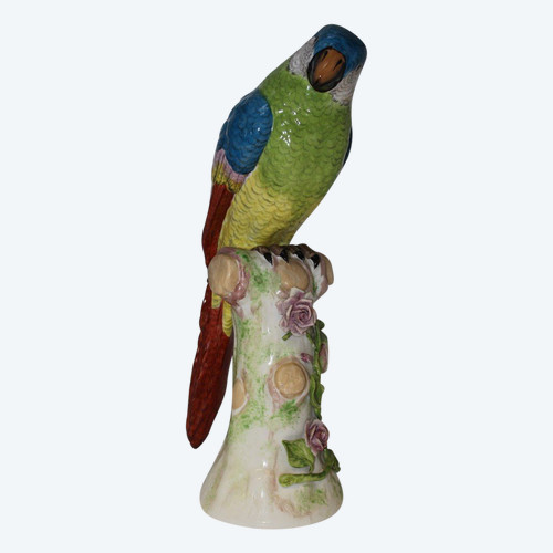 Porcelain Parrot In The Taste Of Meissen XX