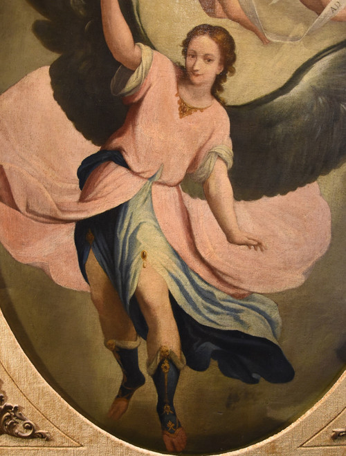 Der Schutzengel, Claudio Ridolfi (Verona, um 1570 - 1644) Kreis/Werkstatt