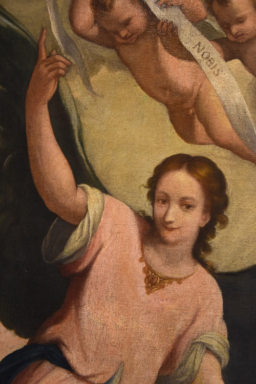 Der Schutzengel, Claudio Ridolfi (Verona, um 1570 - 1644) Kreis/Werkstatt