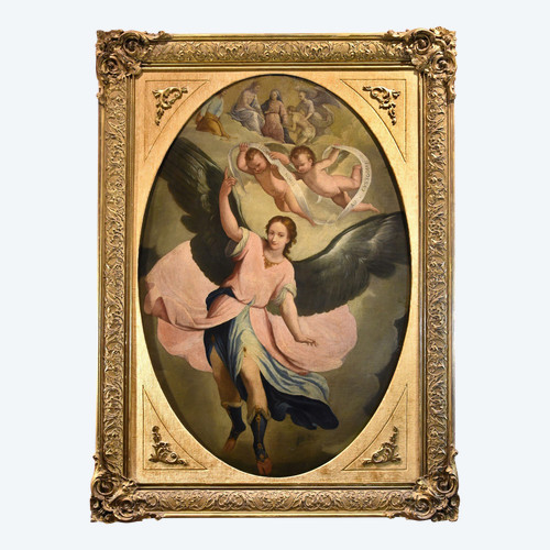 Der Schutzengel, Claudio Ridolfi (Verona, um 1570 - 1644) Kreis/Werkstatt