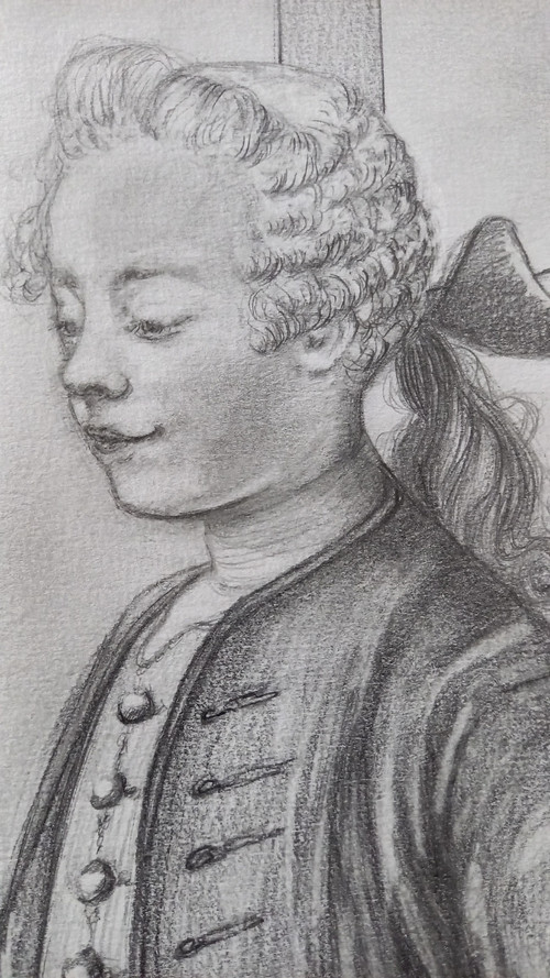 Drawing after The Child with the Toton