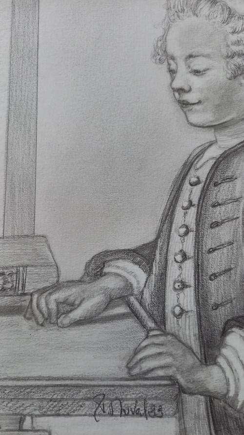 Drawing after The Child with the Toton