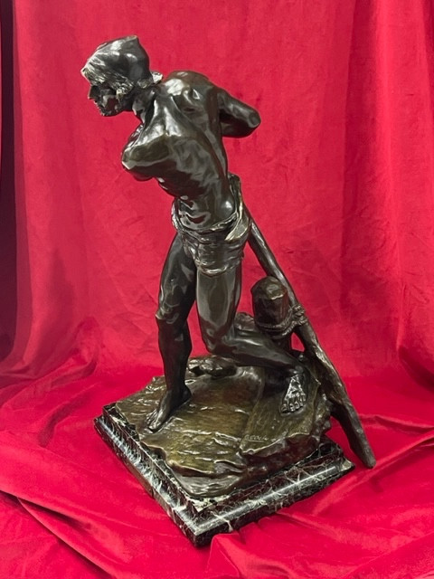 Imposing Bronze sculpture signed by Georges COLIN 1876 - 1917