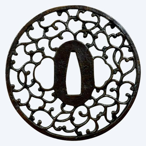 TSUBA Maru Gata - Japon - Période Edo (1603-1868)