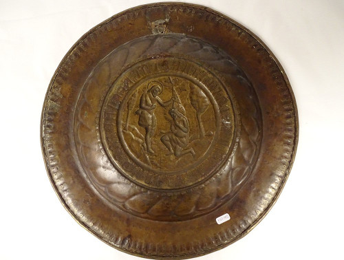 Dish Quest Offerings Brass Baptism Jesus Jordan Germany Nuremberg 17th