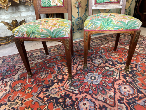PAIR OF CONSULATE CHAIRS RETURN FROM EGYPT