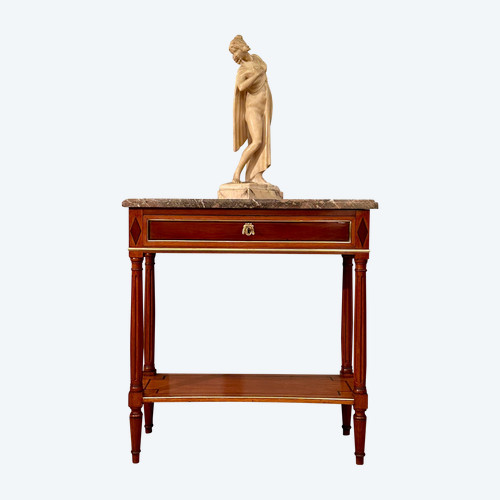 Mahagoni-Konsole aus der Zeit Louis XVI, um 1780