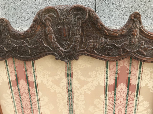 Carved wooden fireplace screen from the late 18th century