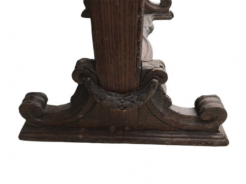 Carved wooden fireplace screen from the late 18th century