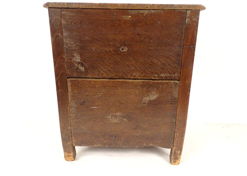 Petite Commode de Maîtrise Louis XV Noyer Sculpté Miniature XVIIIème Siècle