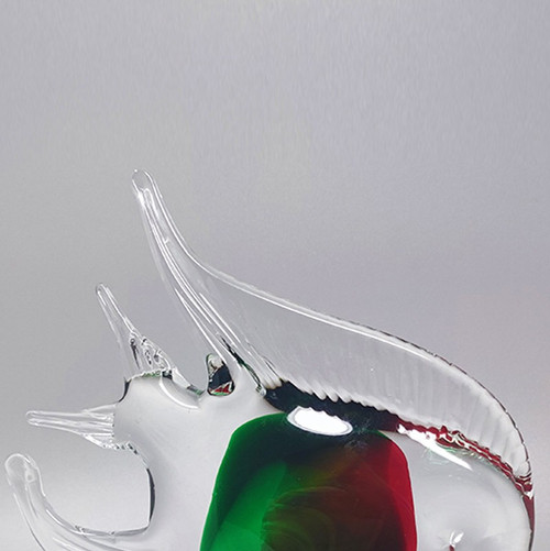 Fischskulptur aus Muranoglas aus dem Jahr 1960. Hergestellt in Italien