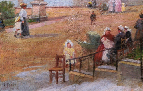 Louis PETIT, Animierte Ansicht des Jardin du Luxembourg