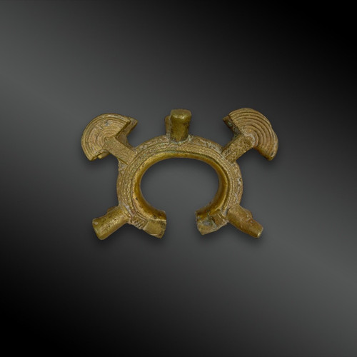 Bracciale in cera persa - Cultura Burkina, Africa - XX secolo