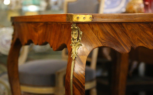 18th Century Inlaid Game Table, Louis XV