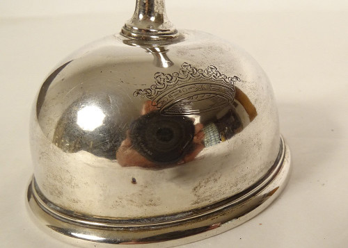 Cloche Clochette de Table Argent Autriche-Hongrie Klinkosch 152,86gr XIXème
