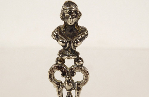 Table Bell Sterling Silver English Sheffield Landeck 1898 60.97gr