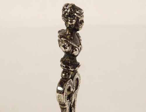 Table Bell Sterling Silver English Sheffield Landeck 1898 60.97gr