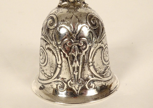 Table Bell Sterling Silver English Sheffield Landeck 1898 60.97gr