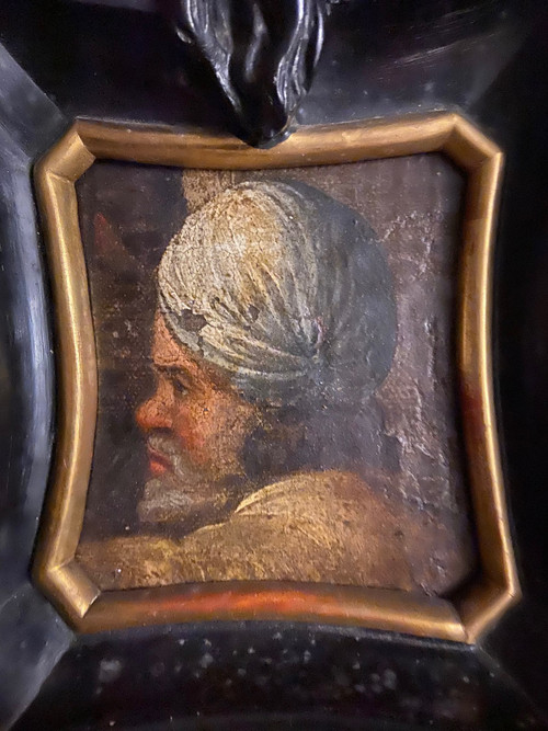 Italian School - Early 18th Century - Portrait of a Moor with a Turban