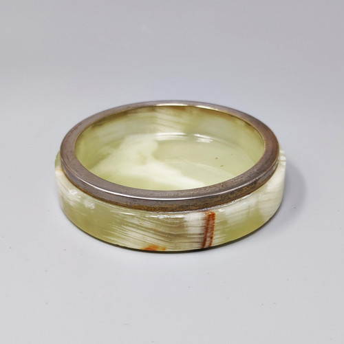 1960 Magnificent Onyx smoking set. Made in Italy