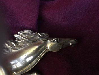 Cheval En Bronze doré Double Patine XX