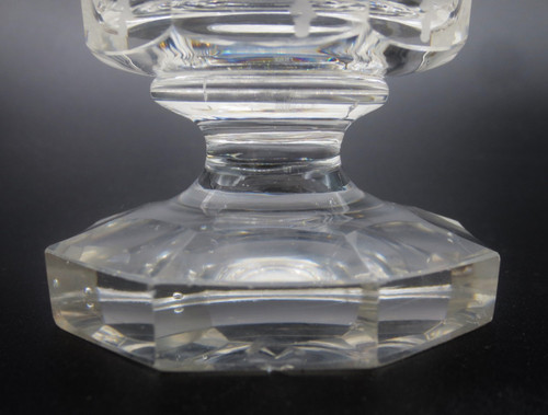 Verre en cristal de Bohème. XIXe siècle. 