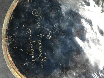 Heilige Elisabeth von Ungarn, E-Mail-Plakette von Limoge XVIII unterzeichnet Baptiste le noualhier