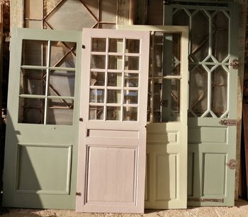 Old XVIIIth And XIXth Restored And Painted Doors Door