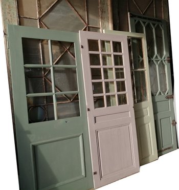 Old XVIIIth And XIXth Restored And Painted Doors Door