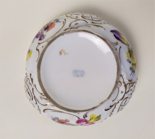 Boîte à Bijoux En Porcelaine Peinte Allemagne