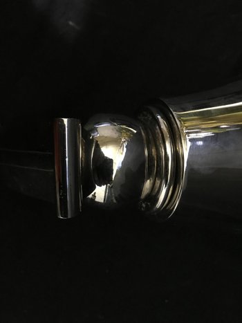 Pair Lamp Wall Lamp Chrome Bronze Modern Style 1930