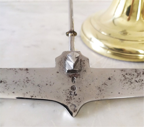 Old Justice Scales In Steel And Brass 19th