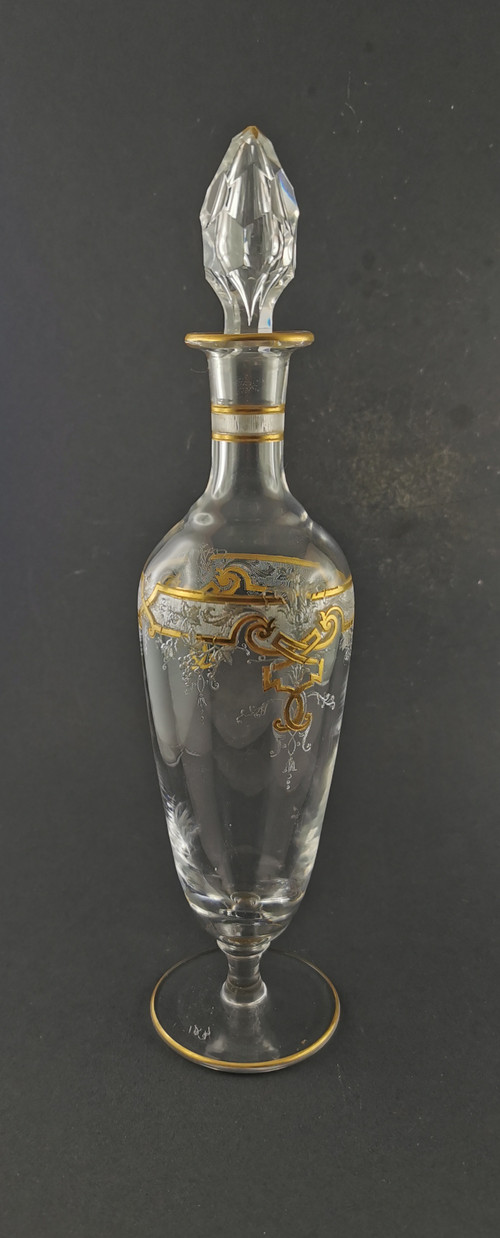Servizio da liquore in cristallo di Saint Louis, fine del XIX secolo