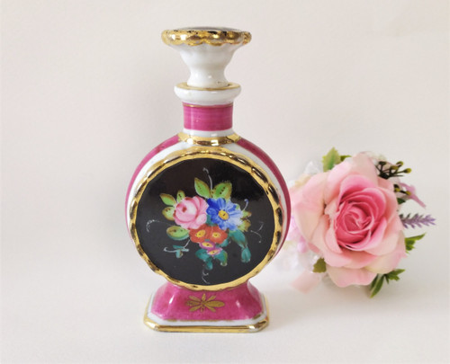 Flacon à Parfum En Porcelaine Peinte Par Jacob Petit