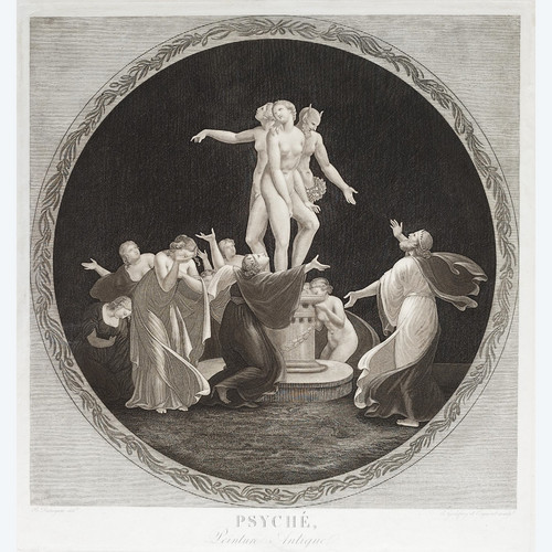 Mythological Engraving Psyche 19th
