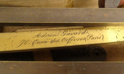 Pantographe Ancien Dessin Laiton Coffret Adrien Gavard Paris XIXème Siècle