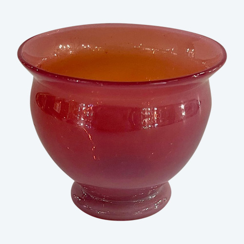 Gorge De Pigeon Opaline Violet Vase