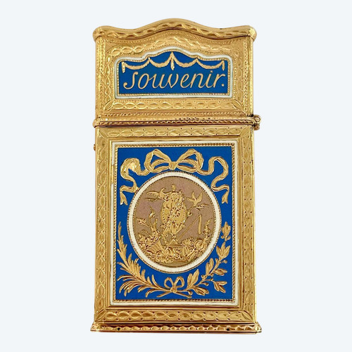 Secret Necessary In Gold And Enamel From The 18th Century