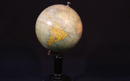 Petit Globe XIXème Diamètre: 20 Cm