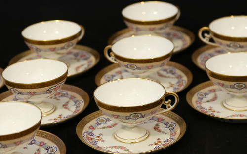 Cups and saucers, Coffee and tea sets, V. Siégel, Paris