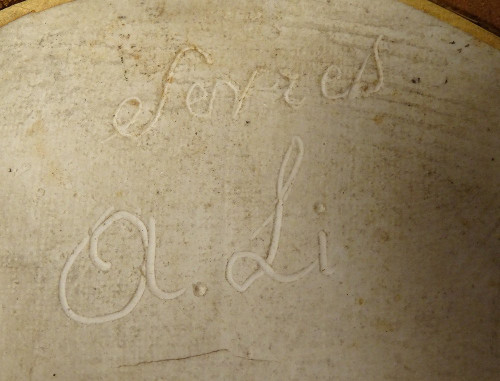 Ritratto Profilo Uomo Impero Sèvres Biscotto Romain-Vincent Jeuffroy XIX secolo