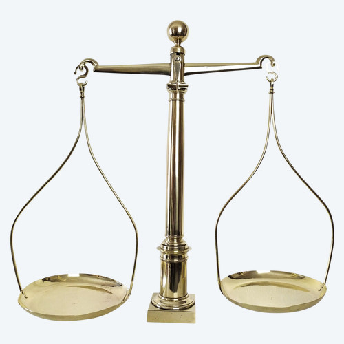 Balance En Laiton Et Bronze XIXème