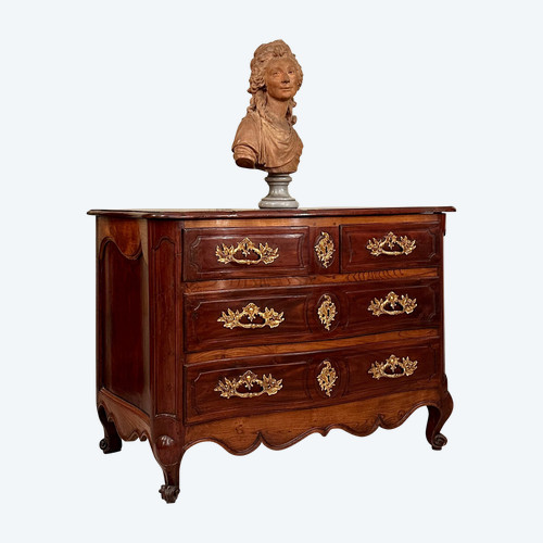 Commode de Port d'Epoque Louis XV Galbée La Rochelle XVIIIème Siècle