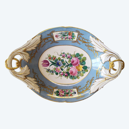 Plat En Porcelaine Peinte Mehun