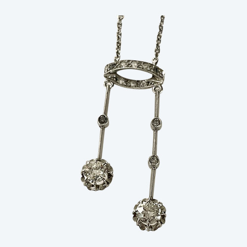 Collana in oro con diamanti