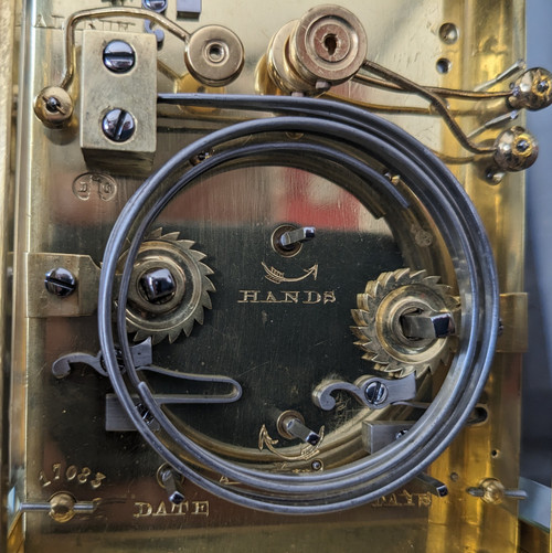 Drocourt grand strike travel clock