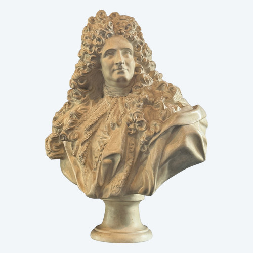 Lemoyne Jean-Louis, Büstenskulptur Jules Hardouin, Periode Ende des 19. Jahrhunderts
