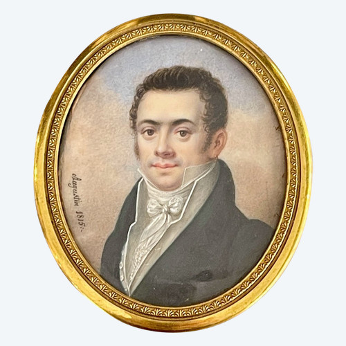 Charles Henri Augustin: Miniature Portrait of Louis Herold