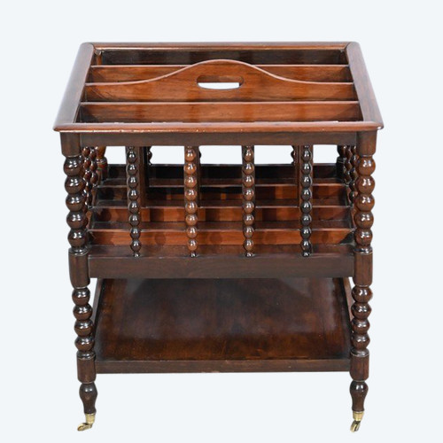 Magazine Rack in Rio Rosewood – Mid-19th Century